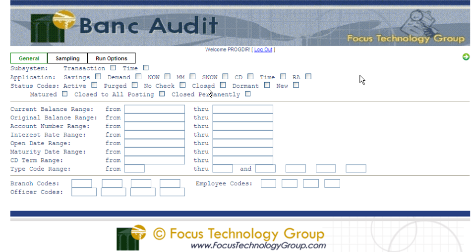 Focus Technology Group | BancAudit Pro